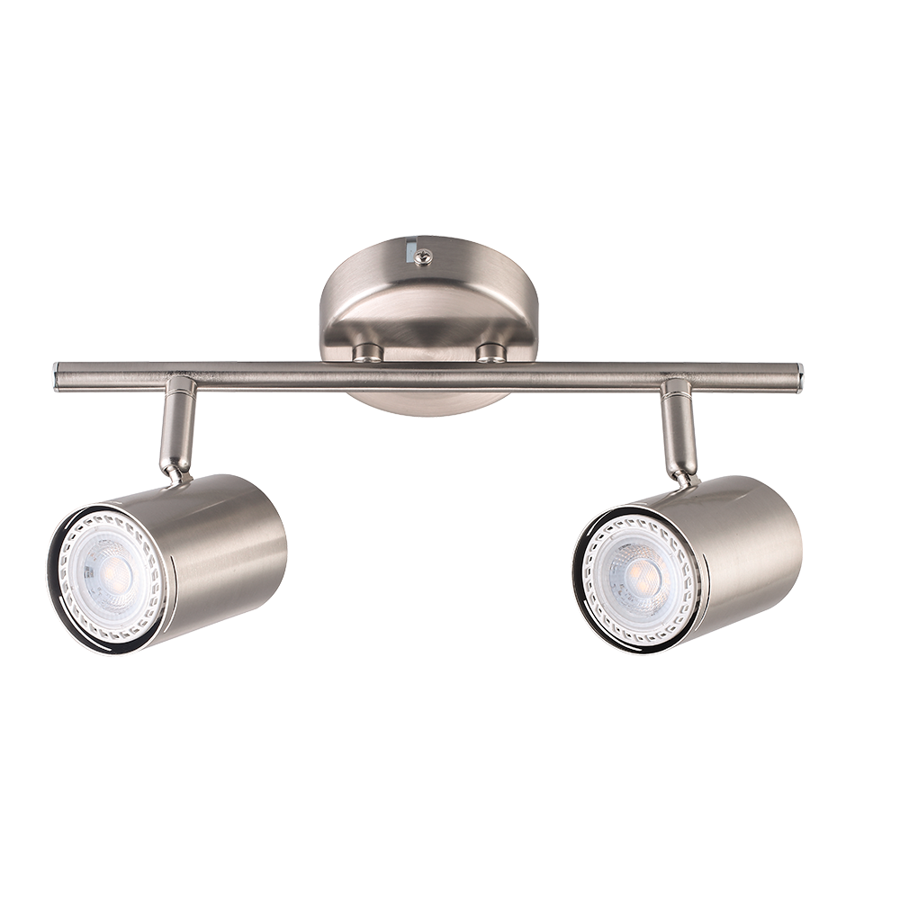 APLIQUE/PLAFON BARRAL 30CM 2 GU10 PLATIL U1042